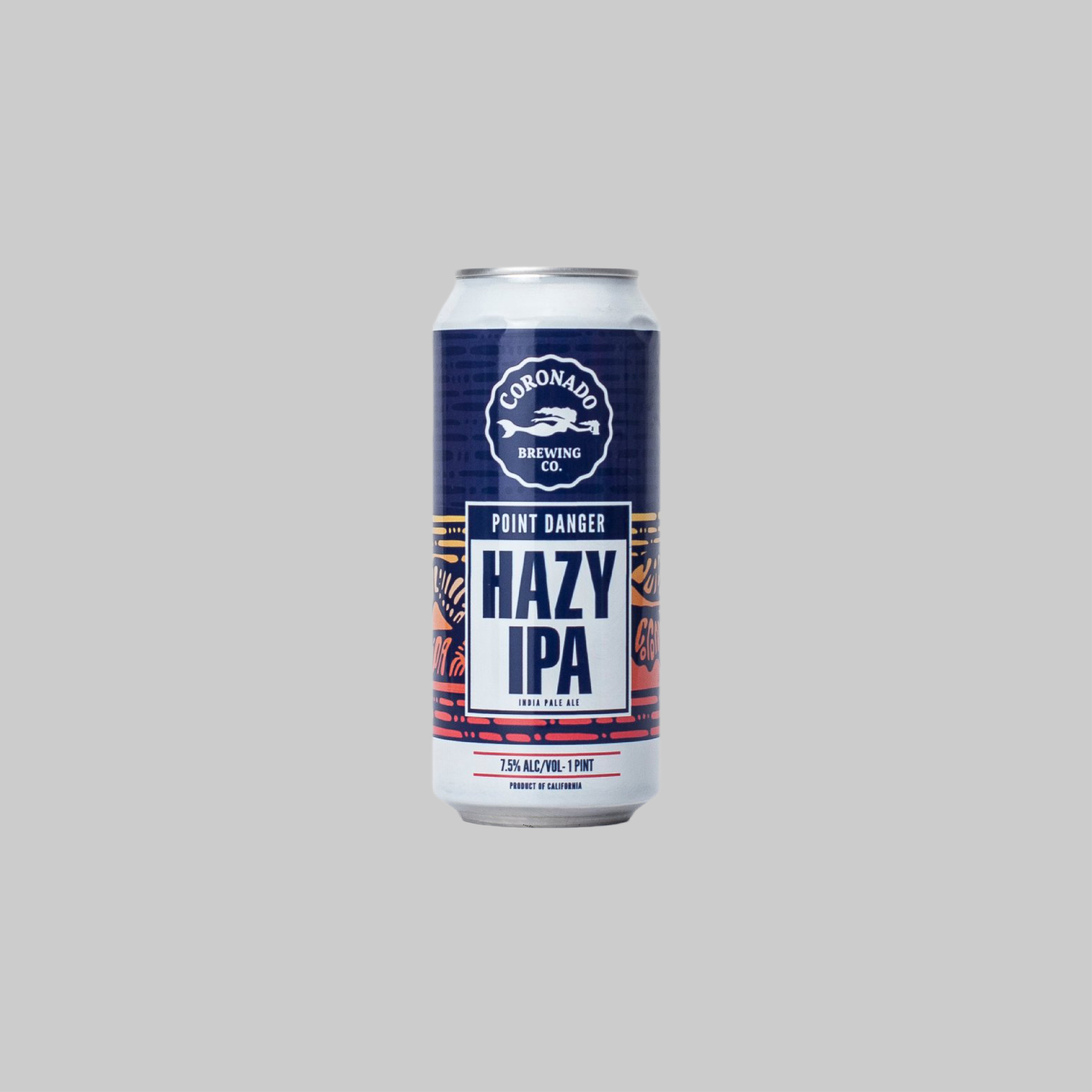Coronado Point Danger Hazy IPA Can 473ml 7.5% - Time2Drink